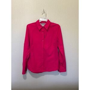 Women’s Columbia Omni-Shade Silver Ridge Long Sleeve Sun Protection Shirt size L